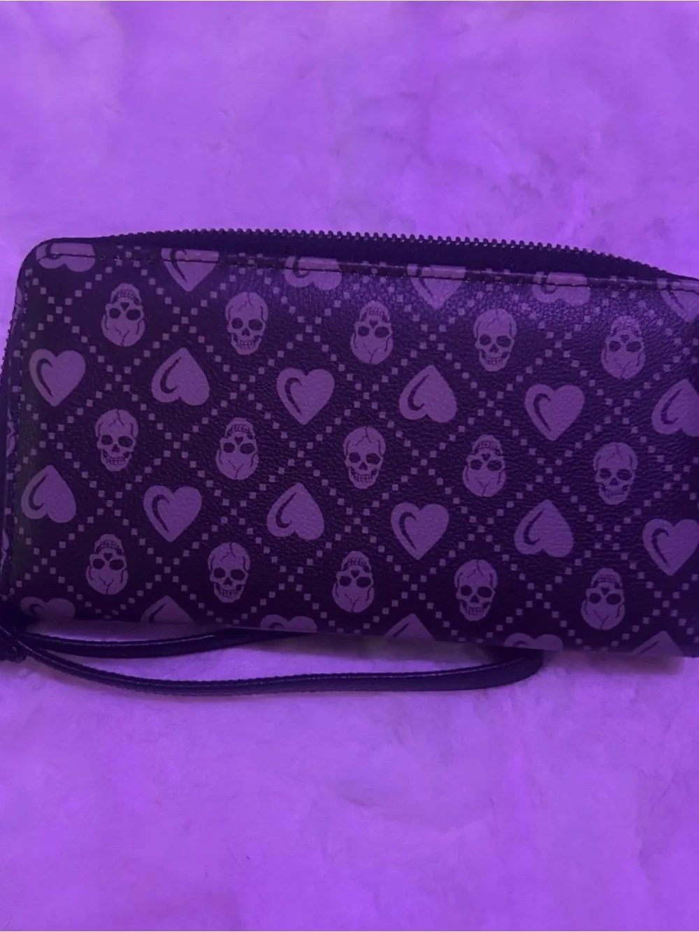 “Ed hardy” with sick gemmed skull design